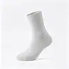 Calcetines de Algodón Transpirables de Malla para Hombre de Verano, Antibacterianos, Desodorantes, Absorbentes de Sudor, de Media Pantorrilla, Color Sólido, Calcetines Deportivos de Algodón