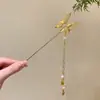 Lirio del Valle Estilo Antiguo Pasador Nuevo Estilo Chino Tassel Tocado Accesorios Dinastía Han Lámpara de Palacio Pasador Luminoso Pasador para Mujer