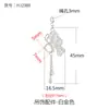 Estilo Chino Antiguo Corazón Ovalado Cuentas de Transferencia Cuentas Espaciadoras Portador Vacío Chapado en Oro de 18 Quilates Pulsera de Cuentas Pulsera Accesorios DIY Material