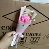 Día de la Madre Día de San Valentín Ramo de Claveles Artificiales Rosa Sola de Jabón Caja de Regalo San Valentín Creativo Regalo para Maestro
