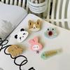 Nuevo Pasador de Ácido Acético Panda Corgi Conejo Lindo Fresco Pinza para Flequillo Pinza de Pico de Pato Dibujos Animados Pinza para Cabello Roto Lindo