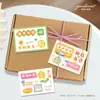 Cartões de Cumprimento Pequenos e Frescos para a Temporada de Formatura para Colegas de Classe, Presentes para Amigos, Exames de Admissão ao Ensino Médio, Flores e Frutas, Cartões Decorativos, Presentes