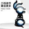 Soporte para linterna de bicicleta, Soporte para luz, Soporte para faro para ciclismo nocturno, Clip para luz, Accesorios para ciclismo de montaña