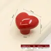 Manija de Cerámica de Corazón Colorida Linda Sin Taladro para Puerta de Gabinete Tapa de Botella Manija Cajón Gabinete Armario Manija de un Solo Agujero