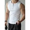 [Serie Deportes Urbanos] Camiseta de Tirantes de Canalé de Color Sólido para Hombre 2025 Verano