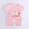 Roupas para Recém-Nascidos 0-24 Meses Menina e Menino Macacão de Pijama Algodão Puro Roupas de Engatinhar para Bebê Macacão Fino Verão