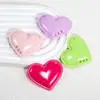 Colgante de Corazón Acrílico Colgante Chapado Cadena de Teléfono Móvil Llavero Material Joyería DIY Pequeños Accesorios Venta al por Mayor