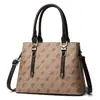 Bolsa Feminina Popular Estampada Transfronteiriça 2025 Nova Bolsa Tote de Grande Capacidade Bolsa de Mão Estilosa Bolsa Transversal Feminina Versátil