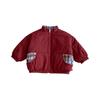 Chamarra Gruesa Reversible para Bebé, Izquierda Pequeña y Derecha Pequeña, Abrigo de Algodón de Moda Bordado de Dibujos Animados para Niños en Invierno, Atuendo de Año Nuevo para Niños, Moderno