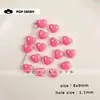 Mini Coração Feito à Mão DIY Joias de Contas Anéis de Acrílico Colares Contas Soltas Materiais Artesanais Acessórios Joias