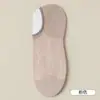Calcetines de barco invisibles de malla transpirable para mujer, ultrafinos, antiolor, de corte bajo, para verano, que no se deslizan, calcetines cortos de moda