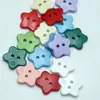 Botões de Estrela de Cinco Pontas Foscos de Cor Sólida, Disponíveis em Várias Cores, Acessórios de Roupa para Suéteres, Cardigans e Camisas, em Estoque