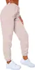 Ropa para Mujer de Comercio Exterior Transfronterizo Europeo y Americano Nueva para Otoño e Invierno Pantalones Jogger Deportivos Casuales Sueltos con Cordón de Pierna Ancha para Mujer