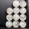 Copos de Nieve Polvo Fantasma Perlas de Cristal Hecho a Mano DIY Accesorios de Perlas Redondas Pulsera de Perlas Individual Tejido Múltiples Gemas