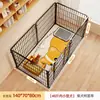Valla para Mascotas Perro Uso en Interiores Hogar Combinación Libre Corgi Perros Pequeños y Medianos Teddy Puerta de Aislamiento Jaula para Perros Entrenamiento para Ir al Baño