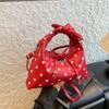 Bolso de Hombro Versátil de Comercio Exterior con Lunares Transfronterizo Bolso de Axila Casual Simple Bolso Cruzado de Moda de Gama Alta
