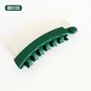 Presilha de Cabelo Banana Estilo Coreano e Japonês Nova Presilha Garra Cruzada Fosca com Dentes para Rabo de Cavalo e Penteado