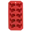 Molde de hielo de silicona de flamenco en stock, molde de hielo de silicona DIY, molde de cubitos de hielo multi-forma para uso doméstico, grado alimenticio