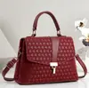 Bolso de hombro para mujer elegante, sencillo, versátil, casual con un toque de alta gama, bolso cruzado para el día a día en color macarrón