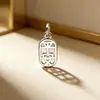 Colgante de Vaina de Semilla de Loto de Plata Pura 999 Accesorio Pulsera de Cuerda Trenzada Hecha a Mano DIY Joyería de Plata Dura 3D Accesorios Venta al por Mayor