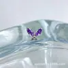 Aretes de Titanio Astmf-136 Aleación de Titanio 1.5X3 Marquise Mariposa Grande G23 Titanio Rosca Interna Aretes de Zirconia Piercing