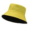 Sombrero de Pescador en Blanco Imprimible LOGO Sombrero a Prueba de Polvo Sombrero Simple de Doble Cara con Ala Sombrero de Tablero Ligero de Color Limpio de Venta Caliente