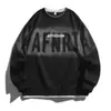 Sudadera Nueva Colección Primavera y Otoño para Hombre, Marca de Moda, Corte Holgado, Versátil, a la Moda, Suéter Pulóver Juvenil de Cuello Redondo, Sudadera Estampada