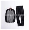 2025 Nuevo Algodón Ropa de Casa para Hombre Pijama Primavera y Otoño Ropa Exterior Mangas Largas Pantalones Largos Cuadros Traje Casual al Por Mayor