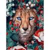 Mural Flor Animal Escandinavo Tigre Leão Pôster e Impressão Mural Sala de Estar Pintura em Tela Pintura Decorativa Núcleo