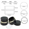 Botella Mini Mascarilla Facial Personalizada OEM de 15g Botella Crema Sangre de Dragón Botella de Crema Caja Crema Starlight con Borde Dorado Negro