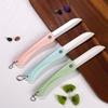 Cuchillo de Fruta Plegable de Cerámica Cadena Cuchillo Plegable Portátil Multifuncional Cuchillo de Fruta Plegable Portátil Cuchillo de Cocina para el Hogar
