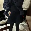 Falda corta de lana estilo coreano para mujer, falda lápiz corta de lana engrosada para otoño e invierno, falda corta de trabajo, falda corta de línea A adelgazante para otoño e invierno