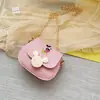 Bolsa Infantil Estilo Coreano Nueva Llegada Primavera y Verano 2020 Bolsa de PU con Estampado de Dibujos Animados Lindos Accesorios de Color Sólido de Moda para Niñas Bolso Cruzado