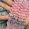 Piedra Turmalina, Granate, Ágata, Piedra Lunar, Lapislázuli, Cristal Cuentas Facetadas de 3 mm, Cuentas Sueltas para Manualidades