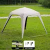Barraca de Camping Sem Montagem, Tenda Cúpula Automática com Proteção Solar, Tenda Cúpula com Toldo Preto para Camping ao Ar Livre de Abertura Rápida