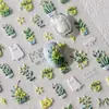 Tensor Estilo Fresco Planta en Maceta Pegatinas para Uñas de Gato Mn376 Estilo Japonés Dibujos Animados 3D Gatito Lindo Pegatinas para Uñas de Gato