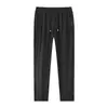 Calças Cargo Masculinas Novas 2026, Calças Finas de Seda Gelada Largas de Verão, Calças Retas Plus Size, Casuais de Primavera