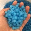 DIY 6*8mm 50g Cuentas Barril, Cuentas Tambor, Jade Imitación, Jade Nieve, Cuentas de Vidrio para Rezar, Accesorios para Pulseras y Collares, Cuentas Sueltas de Vidrio