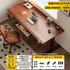 Escritorio eléctrico de altura ajustable de madera maciza, escritorio para computadora, escritorio para oficina en casa, escritorio para gaming, escritorio para dormitorio, escritorio de altura ajustable, banco de trabajo
