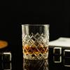 Venta al por Mayor de Fábrica 320ml Nuevo Vaso de Whisky de Vidrio Patrón Diamante Vaso de Whisky Copa de Vino