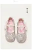 Nuevos Zapatos de Princesa para Niñas 2026, Zapatos de Cristal para Primavera y Otoño, Nuevos Zapatos para Niños, Zapatos Individuales Brillantes de Suela Suave para Niñas Pequeñas
