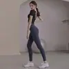 Set de Yoga de Entrenamiento Profesional de Pilates para Mujeres, Diseño de Espalda Hermoso Hueco, Chaleco con Almohadilla Fija en el Pecho, Ropa Deportiva para Entrenamiento en Gimnasio