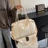 Bolsa Grande Bordada Portátil para Viajes Cortos para Mujer 2026 Nueva Moda Bolso de Hombro Grande Bolso Tote Cruzado de Gran Capacidad