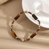 Pulsera de Piedra Natural con Cuentas Estilo Retro Europeo y Americano Personalidad Pequeña Nueva China para Hombres y Mujeres Moda de Verano Fresca Joyería de Mano para Celebridades de Internet