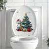 VA-M163 Árvore de Natal Boneco de Neve Caixa de Presente Decoração de Quarto Banheiro Banheiro Adesivos de Parede Autoadesivos Atacado Comércio Exterior