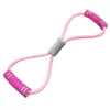 Banda de Resistencia en Forma de 8 para Fitness Deportivo, Banda para Estirar Hombros y Espalda, Entrenador de Resistencia con Pedal para Dar Forma al Cuerpo, Dispositivo de Estiramiento