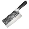 Cuchillo de Cocina Forjado Yangjiang, Doble Propósito para Picar y Cortar, Acero Inoxidable, Cuchillo Afilado para Cortar Huesos, Utensilios de Cocina