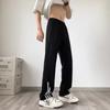 Pantalones Casuales para Hombre Verano Seda de Hielo Delgados Rectos Estilo Americano High-street Marca de Moda Pantalones de Maniquí para Hombres Guapos Rellenitos