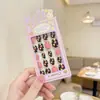 Conjunto de Adesivos de Unha Artística Infantil para Meninas Adesivos de Unha à Prova d'Água de Longa Duração Unhas Postiças Fofas de Desenho Animado para Bebês Presente de Feriado