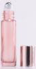 Botella de vidrio con cuentas de rodillo de oro rosa de 5 ml y 10 ml, botella de esencia de aceite, botella de perfume, botella de cuentas para caminar, aceite de labios subembotellado.